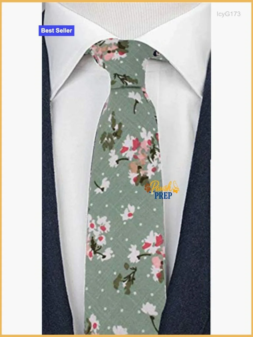 Skinny Cotton Necktie for Men, Handmade Thin Tie, Casual Wear